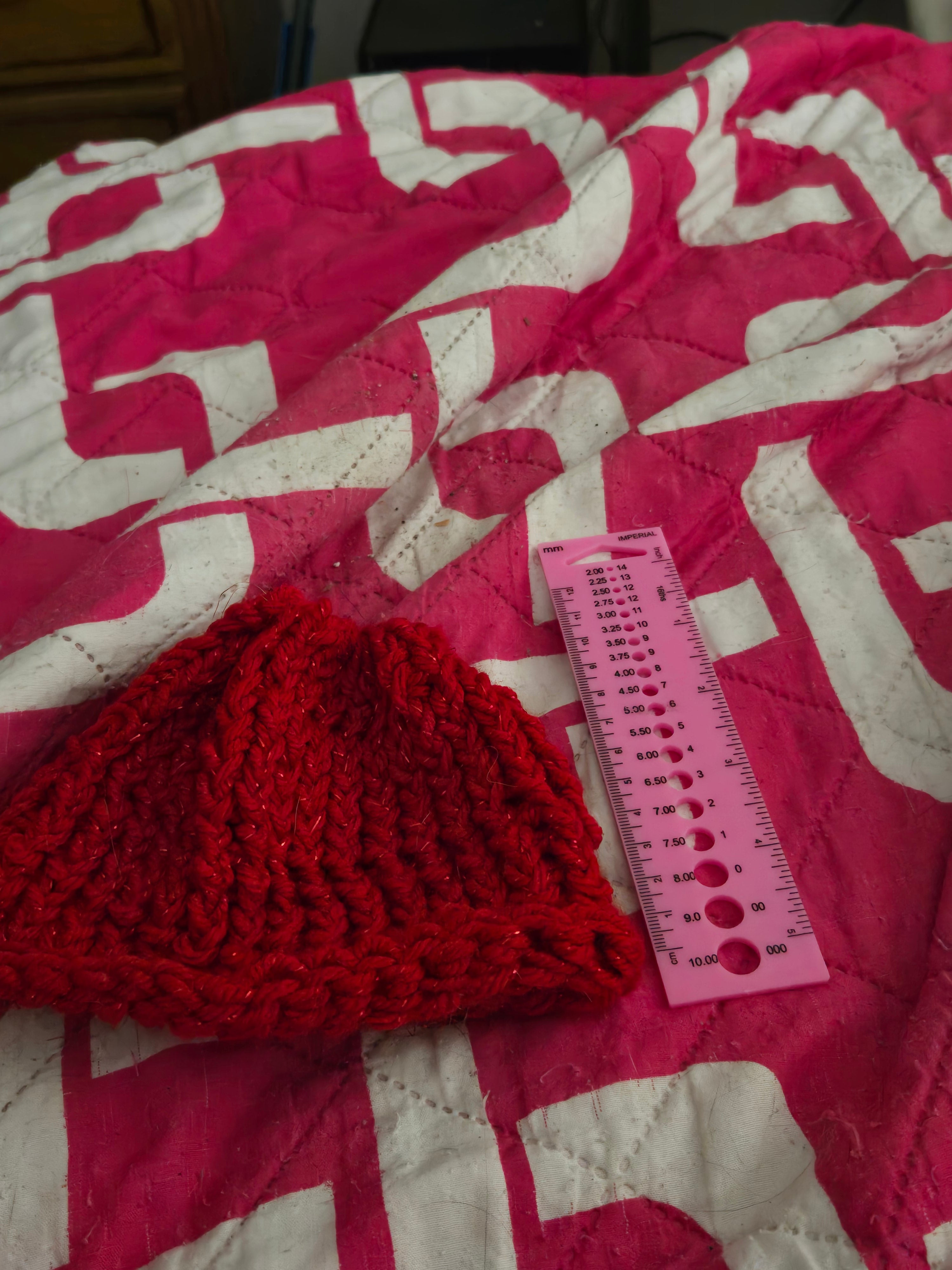 Red Crochet Hat