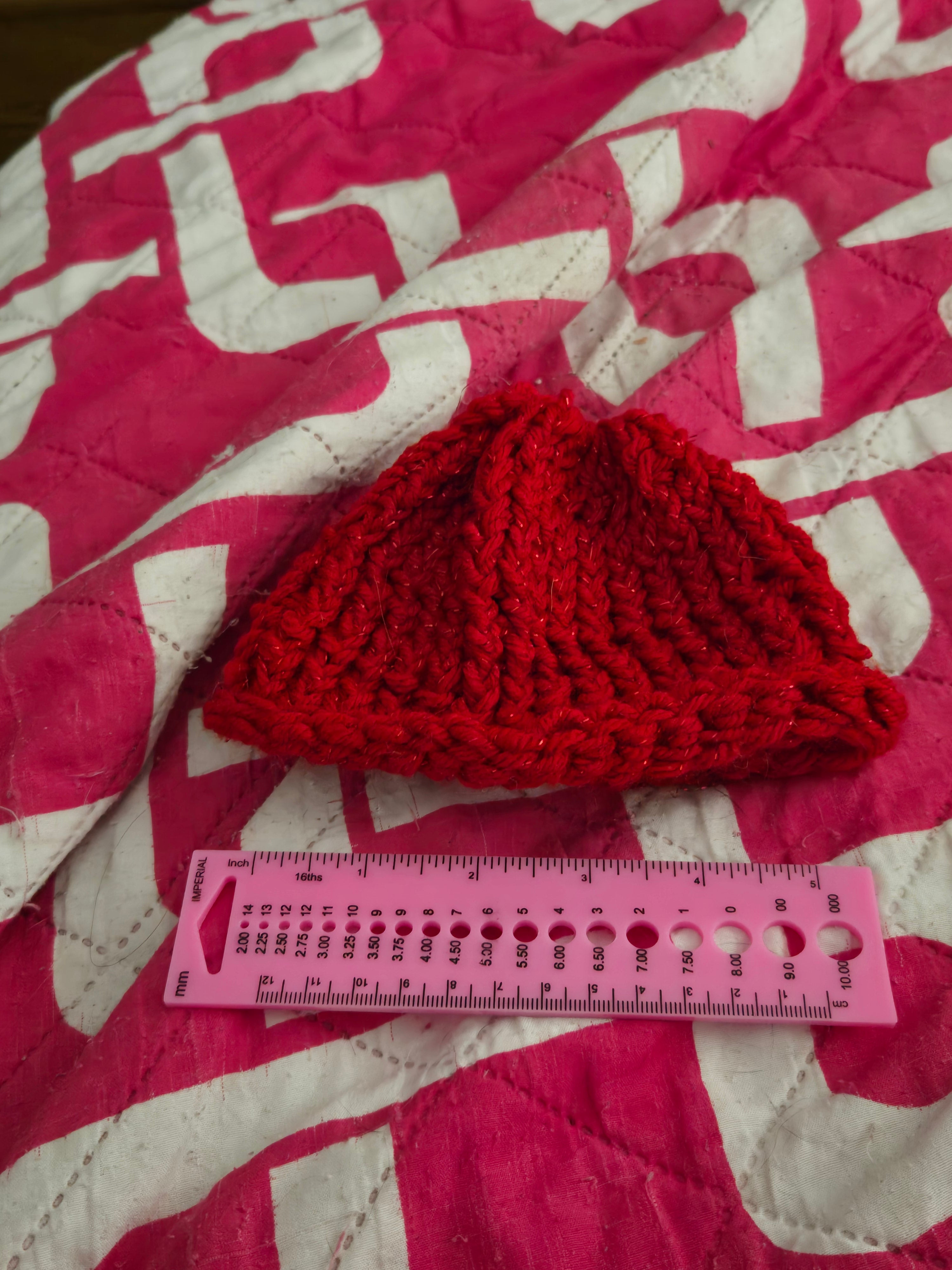 Red Crochet Hat