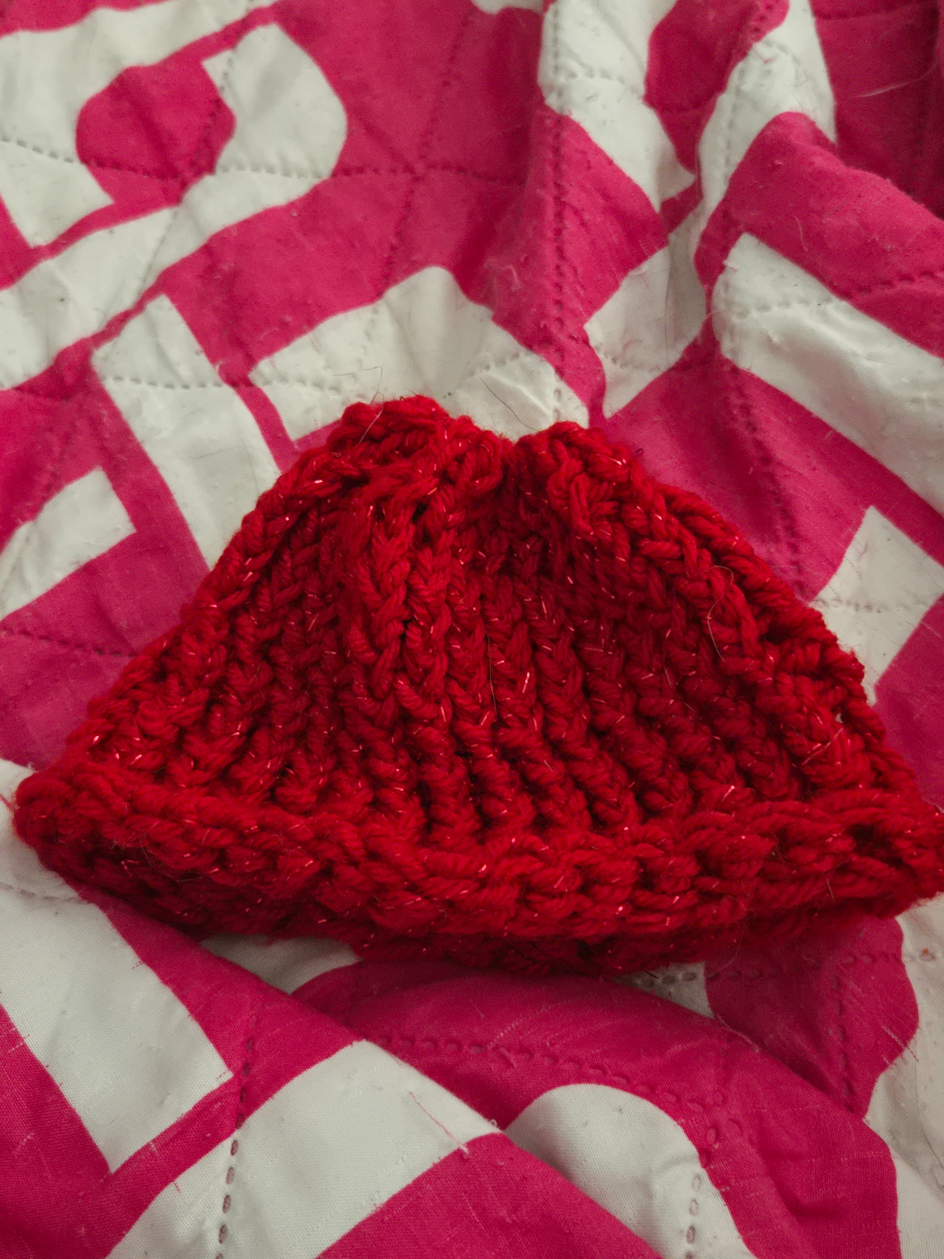 Red Crochet Hat